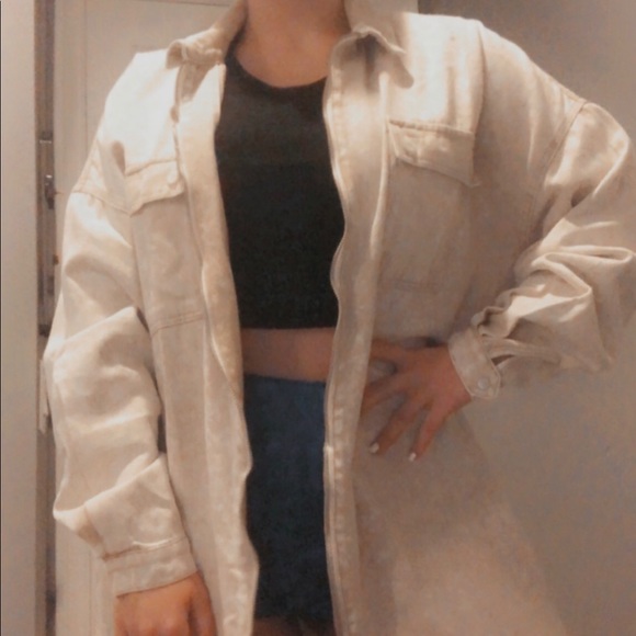 Cream Denim jacket - Picture 2 of 2